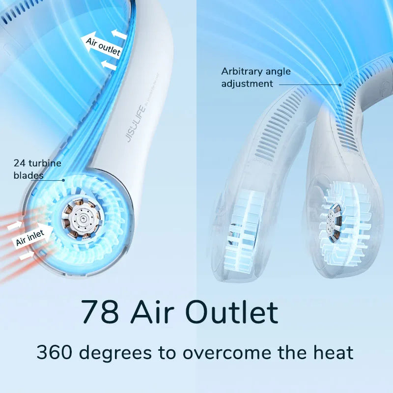 Hands-Free Cooling Neck Fan